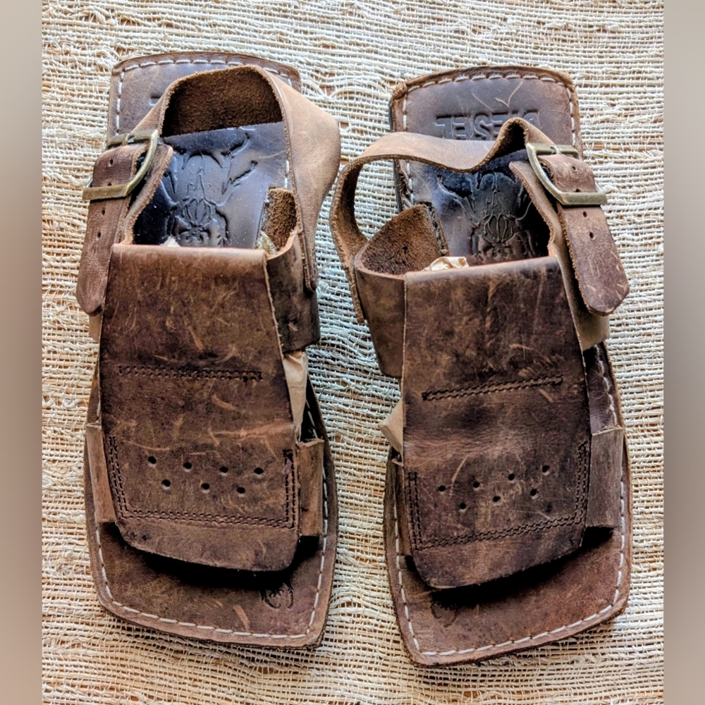 Diesel • Zamunda Men's Brown Leather Sandals